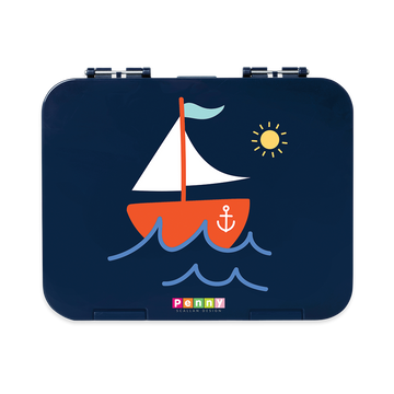 Penny Scallan Anchors Away Large Bento Box Front view