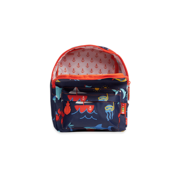 Small Backpack with Rein - Anchors Away
