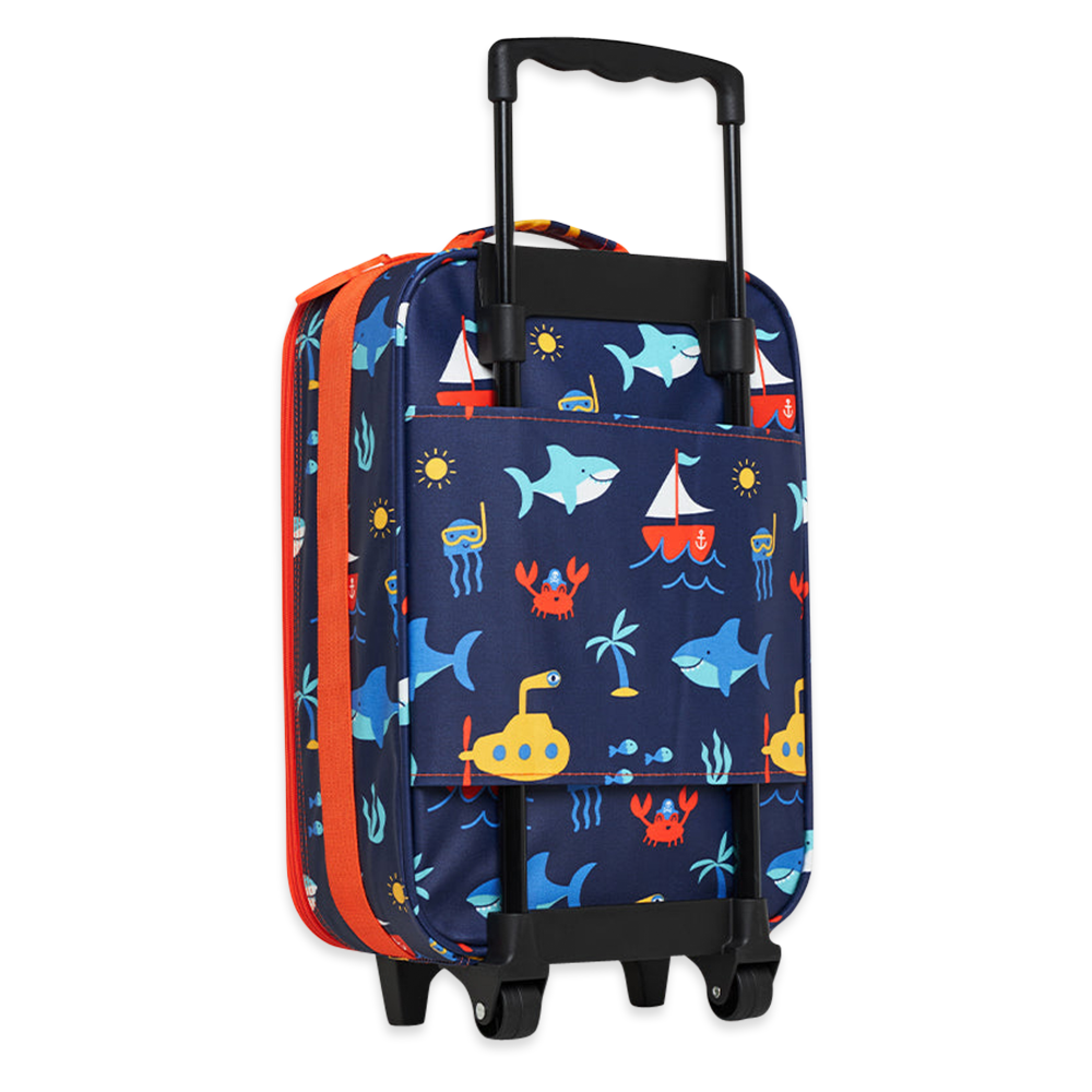 Penny Scallan Kids 2 Wheel Suitcase Anchors Away back view