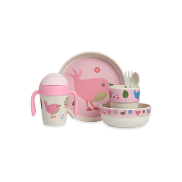 Bamboo Mealtime Pack - Chirpy Bird
