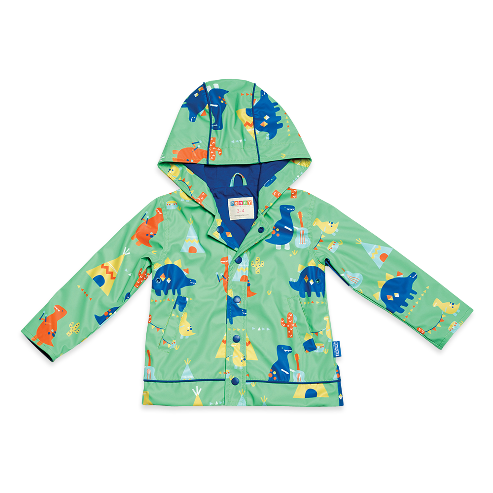 Penny Scallan Raincoat Dino Rock
