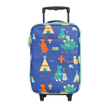 Kids' 2 Wheel Suitcase — Dino Rock