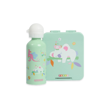 Medium Bento + Stainless Steel Drink Bottle Pack - Kipping Koala