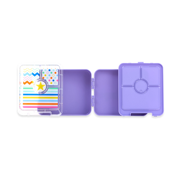 Medium Bento + Stainless Steel Drink Bottle Pack - Loopy Llama